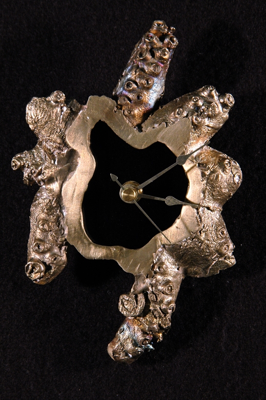 Bronze Octopus Clock